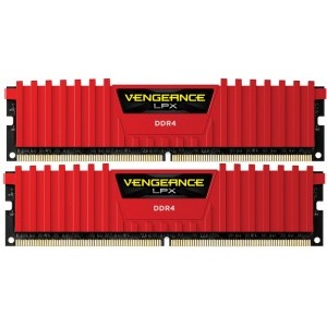Corsair Vengeance LPX Red 32GB DDR4 2400MHz CL14 Dual Channel Kit