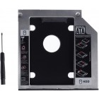 Adaptor HDD Caddy OEM HDD/SSD pentru unitati optice de tipul 9 mm