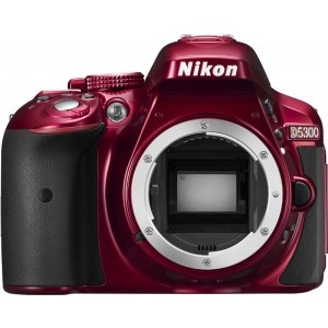 Aparat foto Nikon D5300 Rosu + Obiectiv AF-P DX Nikkor 18-55mm f