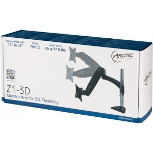 ARCTIC AC Z1-3D black, 13 - 32 inch, piston gaz