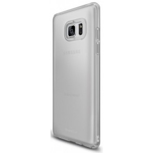 Ringke Protectie pentru spate Slim Frost Grey pentru Samsung Galaxy Note 7 + Bonus folie Ringke Invisible Screen Defender