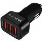 Incarcator auto Canyon CNE-CCA06B, 3x USB, 3.1A, Black