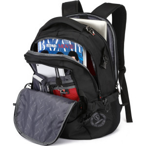 Sumdex Rucsac notebook, Schwyz Kross, waterproof, 16 inch, black