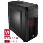 Gaming Red Beast v2, AMD FX-8370 4GHz Vishera, 16GB DDR3, 2TB HDD, RX 480 8GB GDDR5 , 3 ani garantie