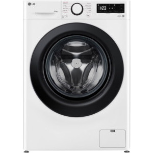 Masina de spalat rufe LG F4WR510SBW, 10 kg, 1400 RPM, Clasa A, Inverter Direct Drive, Steam, Smart Diagnosis, AI DD, AI Wash, Alb