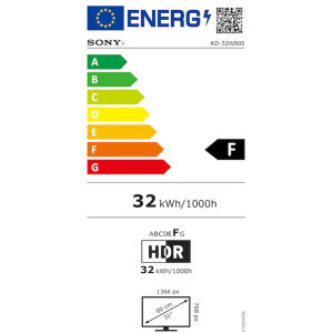 Sony Smart TV KD-32W800 Seria W800 80cm negru HD Ready