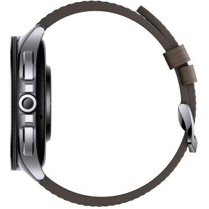 Xiaomi Watch 2 Pro, Bluetooth, Silver Case Brown, Leather Strap