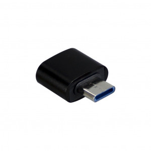 Inter-Tech USB 2.0 Female la USB-C Male, OTG, Black