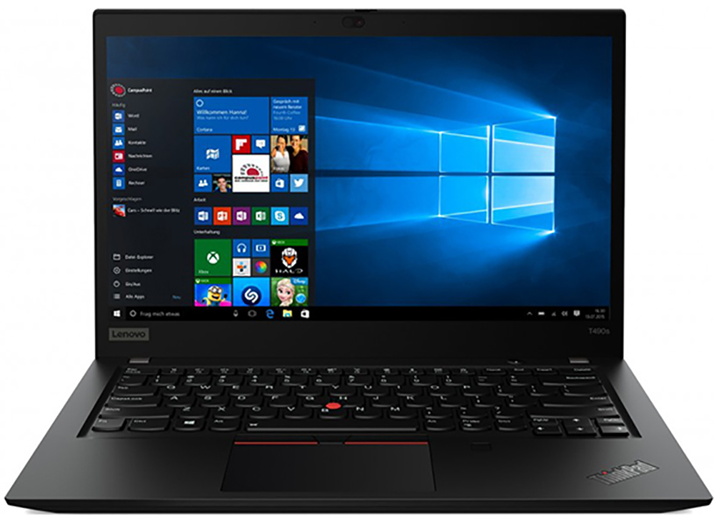 Laptop Lenovo 14'' ThinkPad T490s, FHD IPS, Procesor Intel® Core™ i7-8565U (8M Cache, up to 4.60 GHz), 16GB DDR4, 512GB SSD, GMA UHD 620, 4G LTE, Win 10 Pro, Black