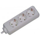 Priza/prelungitor Bachmann Selly 3x Schuko, 3m, White