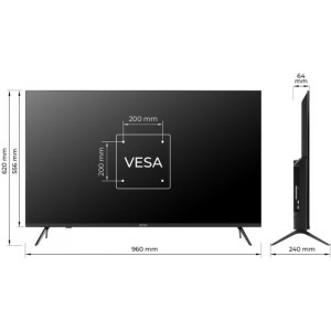 KIVI Smart TV 43U760QB Seria U760QB 108cm negru 4K UHD HDR