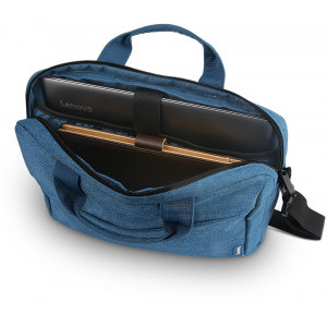 Lenovo Geanta notebook 15.6 inch Casual Toploader T210 Blue, material rezistent la apa