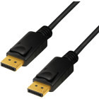 Cablu video Logilink DisplayPort Male - DisplayPort Male, v1.4, 1m, negru