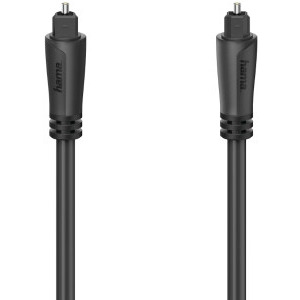 Cablu audio Hama Optic 1x Toslink Male - 1x Toslink Male, 1.5 m, Negru