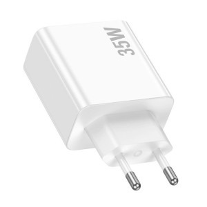 Lamtech LAM113096, QC3.0, PD, 35W, 2x USB-C, White