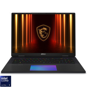 Laptop MSI Gaming 18'' Titan 18 HX AI A2XWJG, UHD+ 120Hz, Procesor