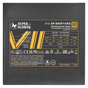Super Flower Leadex VII XG, 80+ Gold, 850W