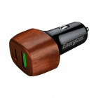 Incarcator auto Energizer D38WO, 1x USB-C, 1x USB, 38W, Black/Brown