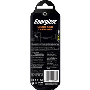 Energizer C41ROJALIHT, Lightning Male la Jack 3.5 mm Male, 1.5 m, White