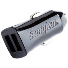 Incarcator auto Energizer D17, 2x USB, 2.4A, 17W, Black