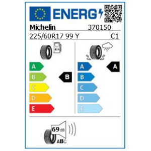 Michelin 225/60/17 Michelin Primacy3 99Y, profil vara