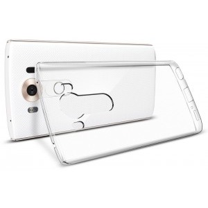 Spigen Protectie pentru spate Liquid Crystal Transparent pentru LG V10