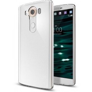 Spigen Protectie pentru spate Liquid Crystal Transparent pentru LG V10