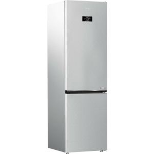 Beko B3RCNA404HM, 355 L, Clasa E, No Frost, HarvestFresh, AeroFlow, Fast Freeze, Dairy, MaxStore, 203 cm, Gri