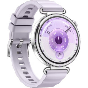 Huawei Watch GT 6, 41mm, Steel Stainless Steel, curea Purple Fluoroelastomer