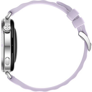 Huawei Watch GT 6, 41mm, Steel Stainless Steel, curea Purple Fluoroelastomer