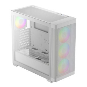 Gaming BALAUR Plus Esports Edition Alb, Intel i5-14400F 2.5GHz, 16GB DDR5, 1TB SSD, RTX 5060 8GB GDDR7, Iluminare RGB