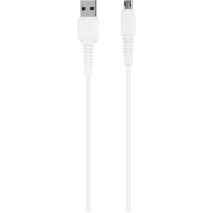 TnB USB Male la microUSB Male, 1 m, White