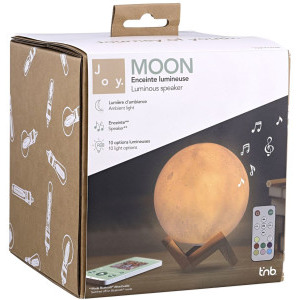 TnB MOON 3W Illuminated Bluetooth Speaker White