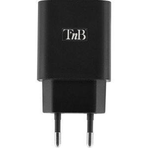 TnB 1x USB-C, 1x USB, 30W PD QC, Black