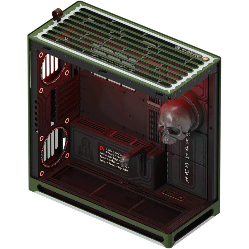 Carcasa HAVN HS 420 DOOM The Dark Ages Limited Edition Green PC Garage carcasa-havn-hs-420-doom-the-dark-ages-limited-edition-green-pc-garage