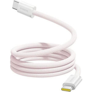 Cablu de date / adaptor Baseus Dynamic 4 Pro, USB-C Male la USB-C Male, 100 W, 1 m, Pink