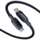 Cablu de date / adaptor Baseus PicoGo, USB-C Male la USB-C Male, 240 W, 2 m, Black