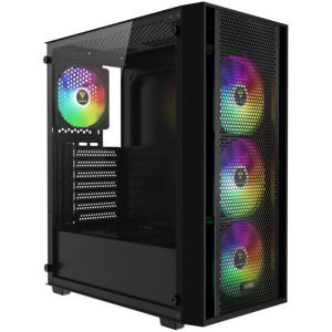 Gaming BALAUR Plus NO RAM Edition (fara memorie RAM DDR5), Intel i5-14400F 2.5GHz, 1TB SSD, RTX 5060 8GB GDDR7, Iluminare RGB