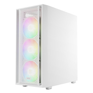 Gaming BALAUR Plus Alb NO RAM Edition (fara memorie RAM DDR5), Intel i5-14400F 2.5GHz, 1TB SSD, RTX 5060 8GB GDDR7, Iluminare RGB