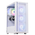 PC Gaming BALAUR Plus Alb NO RAM Edition (fara memorie RAM DDR5), Intel i5-14400F 2.5GHz, 1TB SSD, RTX 5060 8GB GDDR7, Iluminare RGB