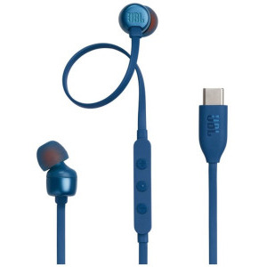 Casti JBL In-Ear, Tune 310C, USB-C Blue