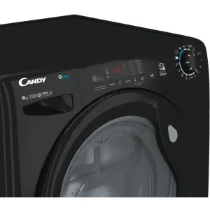 Candy EY 12102DBBE/1-S, 10 kg, 1200 RPM, Clasa E, Kilo Detector, simply-Fi, Negru