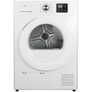 Uscator de rufe TCL DF0816WE0, Pompa de caldura, 8 kg, Clasa E, Auto Dry, Quick Dry, Gentle Dry, Alb
