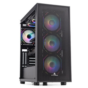 PC Gaming DRAGON Elite NO RAM Edition (fara memorie RAM DDR5), Intel i7-14700KF 3.4GHz, 2TB SSD, RTX 5070 12GB GDDR7, Iluminare RGB