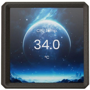 Gamdias Aura GL360 LCD ARGB Black
