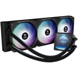 Gamdias Aura GL360 LCD ARGB Black