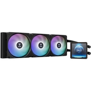 Cooler CPU Gamdias Aura GL360 LCD ARGB Black