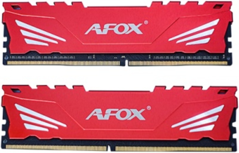 Memorie AFOX Gaming 32GB DDR4 3200MHz CL16 Dual Channel Kit Red
