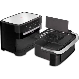 Tefal Friteuza cu aer cald Dual Easy Fry Flex EY9228E0, 2700W, 5.5 L + 3.5L, Negru