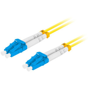 Cablu retea Lanberg Fiber Optic Patchcord SM LC/UPC-LC/UPC Duplex 3 m LSZH Yellow